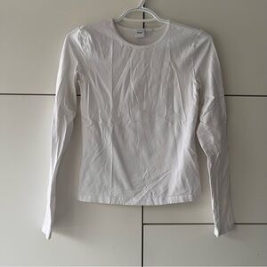 TNA Women's White Long Sleeve Top